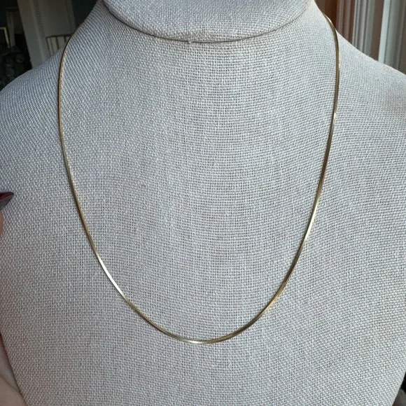 Imperfect Grace 18” 14k liquid gold chain - Picture 3 of 8